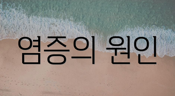 염증의 원인
