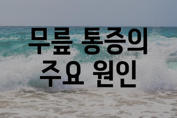 무릎 통증의 주요 원인