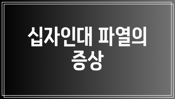 십자인대 파열의 증상
