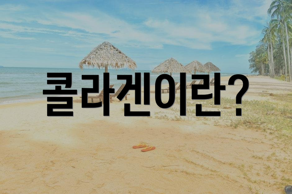콜라겐이란?