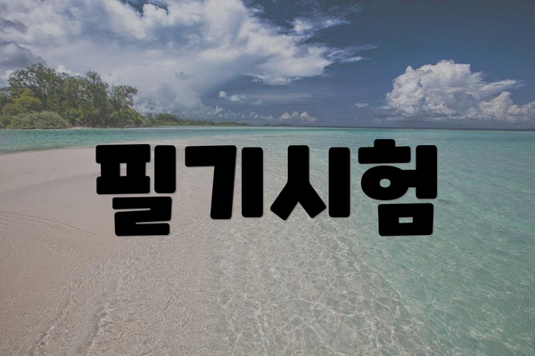 필기시험