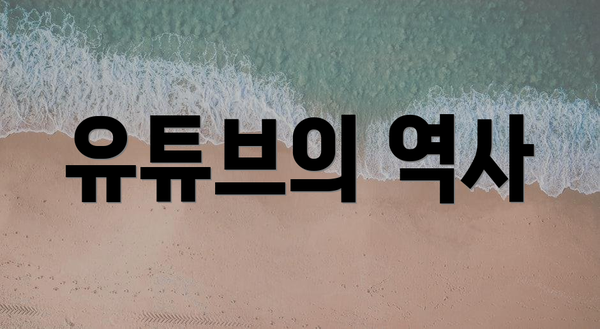 유튜브의 역사