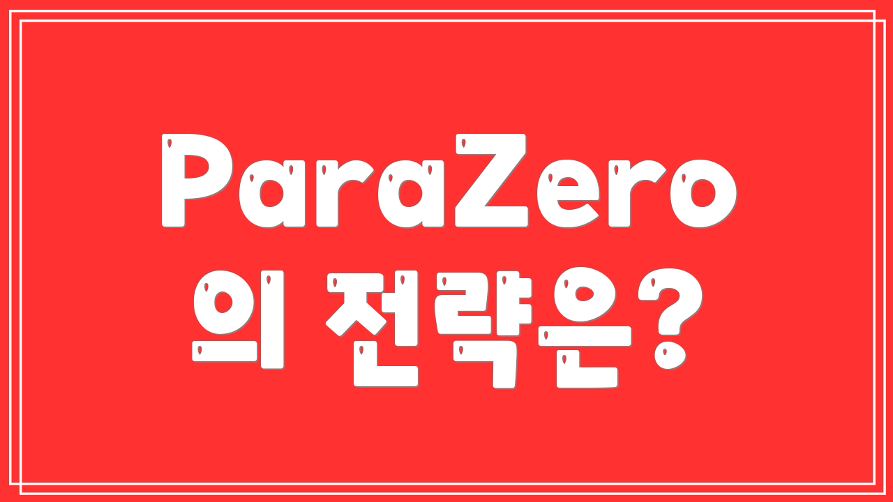 ParaZero의 전략은?