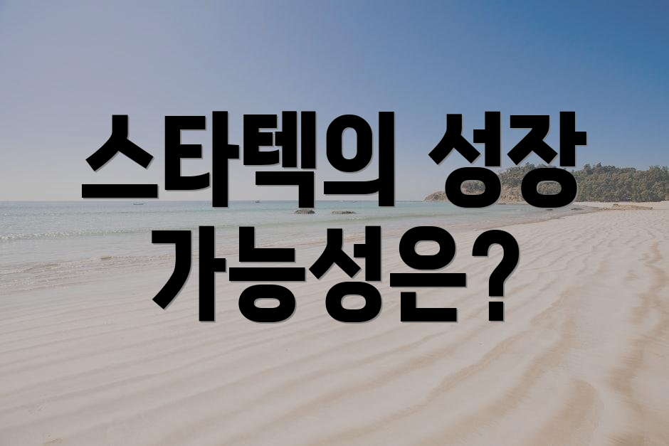 스타텍의 성장 가능성은?