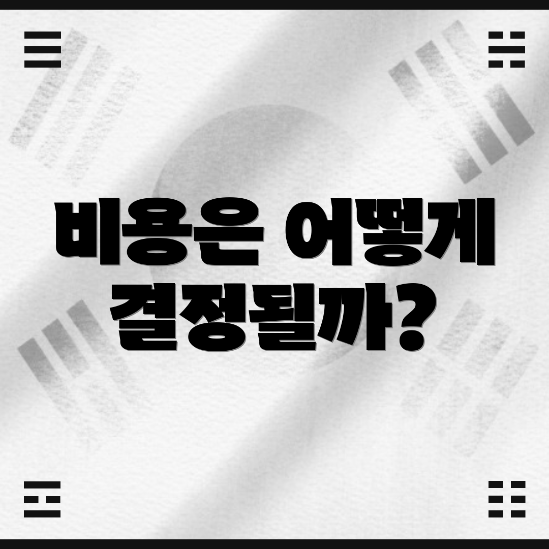 비용은 어떻게 결정될까?