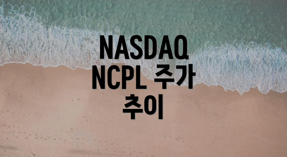 NASDAQ NCPL 주가 추이