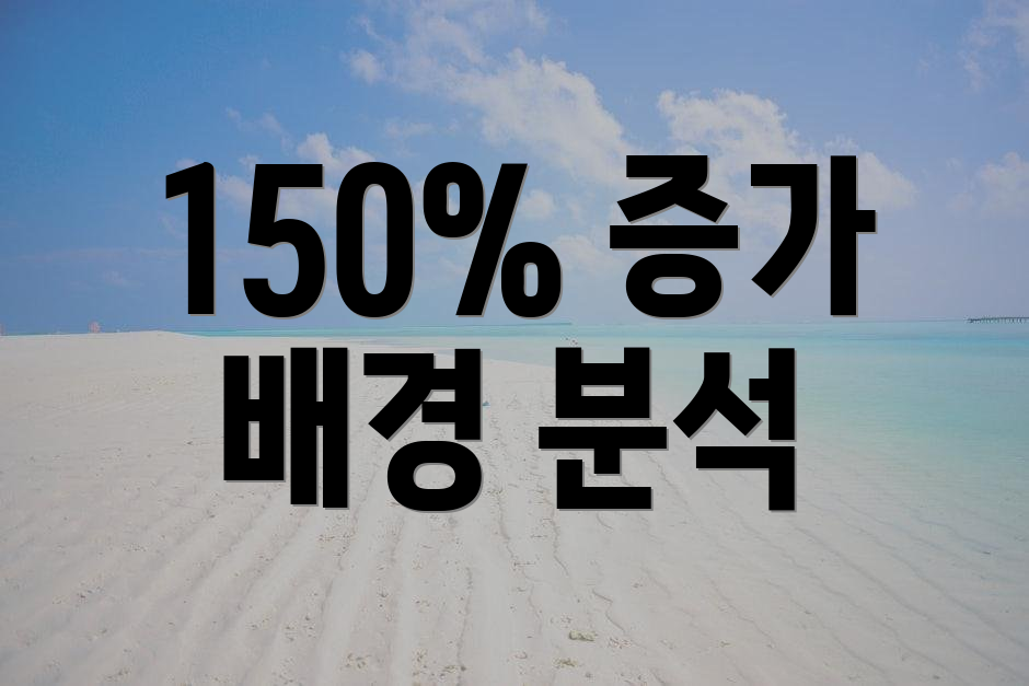 150% 증가 배경 분석