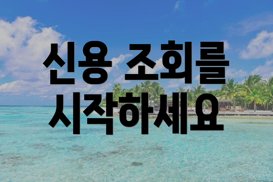 신용 조회를 시작하세요