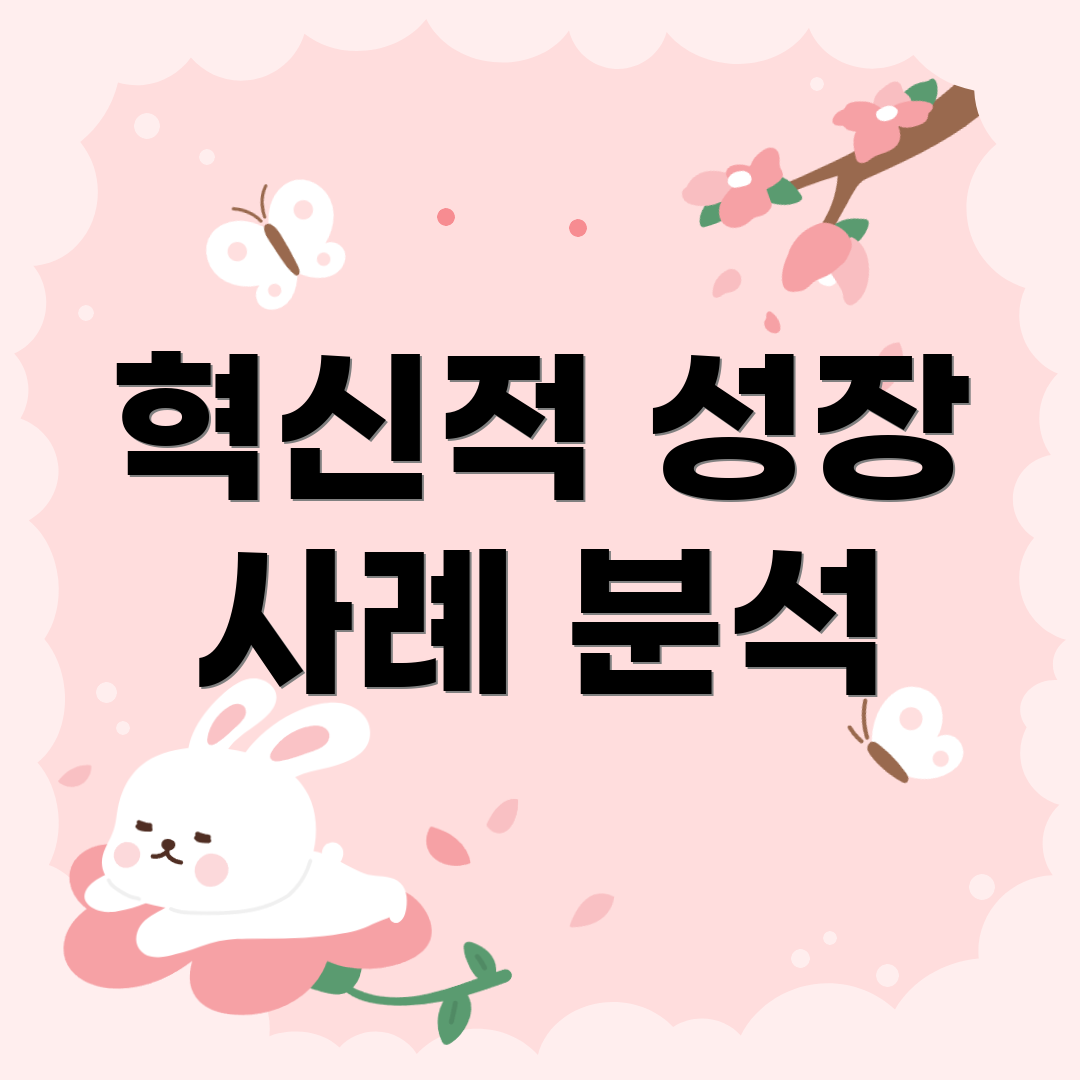 혁신적 성장 사례 분석