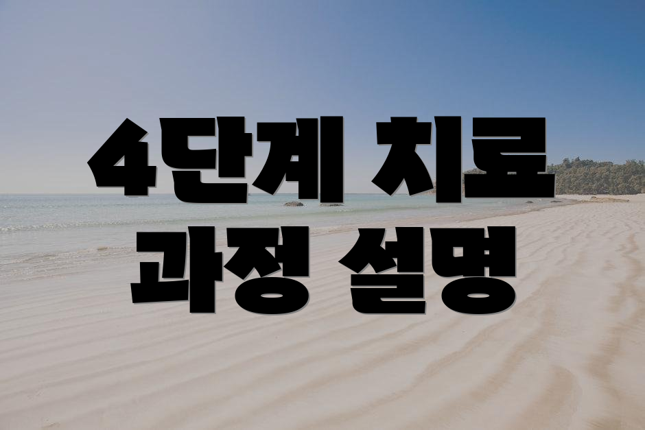 4단계 치료 과정 설명