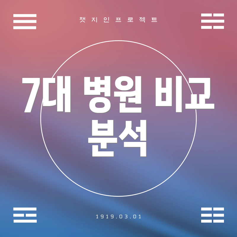 7대 병원 비교 분석