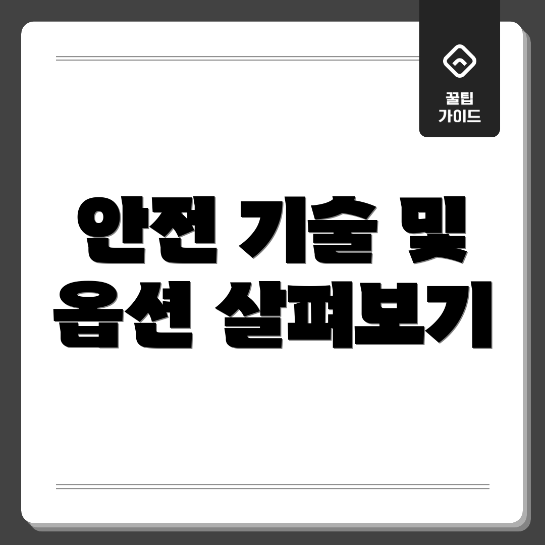 안전 기술 및 옵션 살펴보기
