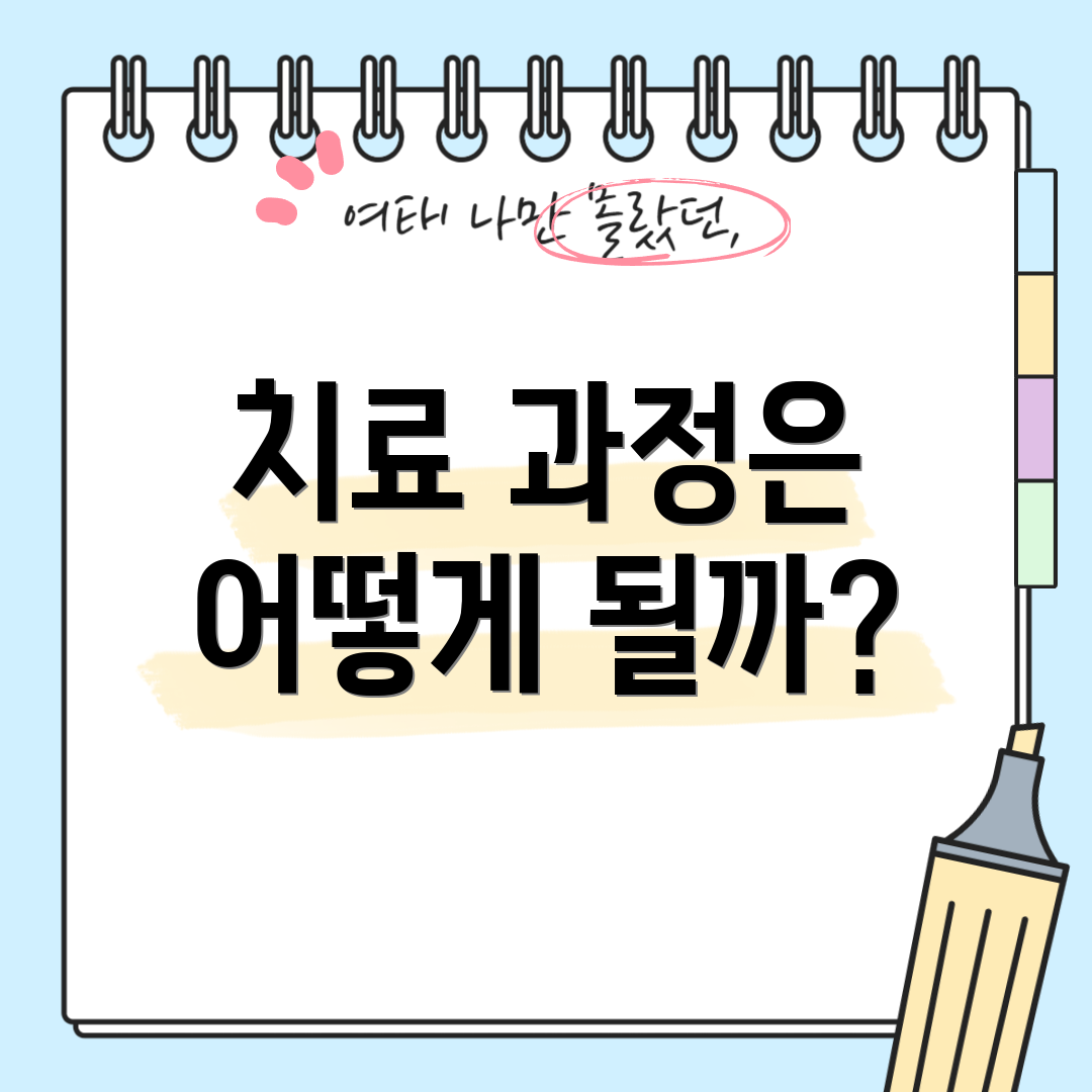 치료 과정은 어떻게 될까?