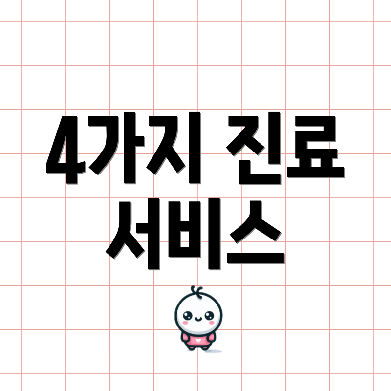 4가지 진료 서비스